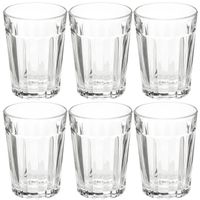 Set van 18x stuks water/sap glazen Lorenz 250 ml van glas - thumbnail