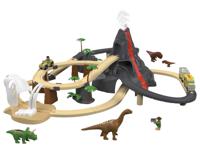 Playtive Houten spoorwegset (Dinosauriërpark) - thumbnail