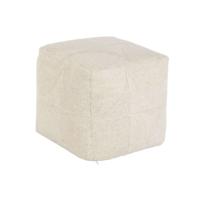 Voetensteun Home ESPRIT Beige Boho 45 x 45 x 45 cm