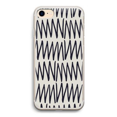 Marrakech Zigzag: iPhone 7 Transparant Hoesje