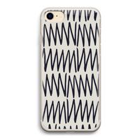 Marrakech Zigzag: iPhone 7 Transparant Hoesje Marrakech Zigzag: iPhone 7 Transparant Hoesje