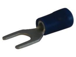 Talamex Kabelschoen Vork 4mm Blauw (6)
