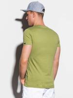 Ombre - heren T-shirt groen - olive - S1041 - thumbnail