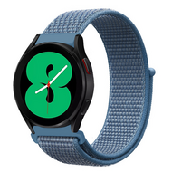 Sport Loop nylon bandje - Denim blauw - Samsung Galaxy watch 7 - 40mm / 44mm