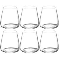 Secret de Gourmet Tumbler glazen Selenga - 430 ml - 6x stuks - Luxe - Drinkglazen - Waterglazen