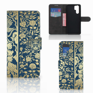 Huawei P30 Pro Hoesje Beige Flowers