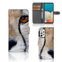 Samsung Galaxy A73 5G Telefoonhoesje met Pasjes Cheetah - thumbnail