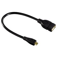 Hama USB 2.0 Adapter Cable Micro B-plug - A-socket - thumbnail