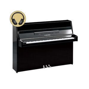 Yamaha B1 SC3 PEC chroom silent piano (zwart hoogglans)