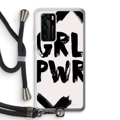 Girl Power #2: Huawei P40 Transparant Hoesje met koord