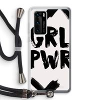 Girl Power #2: Huawei P40 Transparant Hoesje met koord