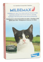 Milbemax Tabletten Kitten/Kat Klein R 0,5-2kg 2 tabl.