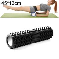 Yoga Pilates fitness EVA roller muscle ontspannings massage grootte: 45cm x 13cm (zwart)