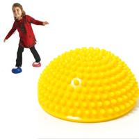 Halfrond evenwicht Stepping Stones Durian stekelige massage bal zintuiglijke integratie indoor buiten spelen speelgoed voor kinderen kinderen (geel)