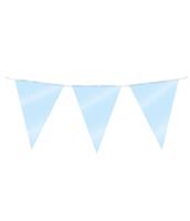 Party flag foil baby blue | 6 stuks