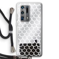 Dakpannetjes: Huawei P40 Pro Plus Transparant Hoesje met koord