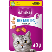 Whiskas Dental Treats Kattensnacks met Kip 40 g bij Jumbo