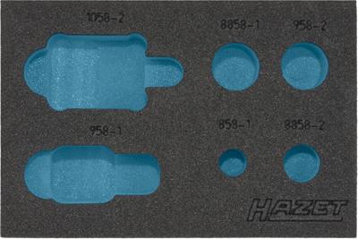 HAZET 2-componenten zachschuiminleg 163-217L · L x B: 172 mm x 114 mm