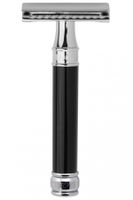 Edwin Jagger DE86 double edge safety razor zwart chroom