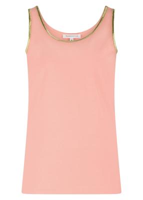 Tramontana Singlet Lurex Tape Q11-19-401 Tops En Singlets 003245-peachinfusion