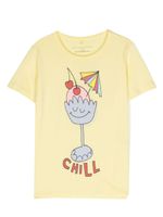 Stella McCartney Kids t-shirt en coton à imprimé graphique - Jaune