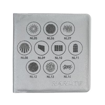 Nanlite FM-mount Projection Attachment GOBO Set 1 (10pcs) (AS-GB-FMM-SET1)