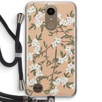 Blossoming spring: LG K10 (2017) Transparant Hoesje met koord