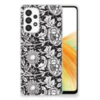 Samsung Galaxy A33 5G | TPU Case | Black Flowers