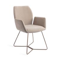 Jesper Home Eetkamerstoel 'Misaki' Beehive Rose, kleur Sand Strand
