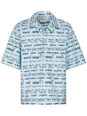 Marni chemise Mega Marni - Bleu