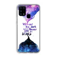 Stars quote: Samsung Galaxy M31 Transparant Hoesje
