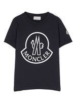 Moncler Enfant logo-print cotton T-shirt - Bleu - thumbnail