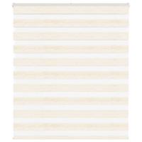 Zebra rolgordijn 135x150 cm stofbreedte 130,9 cm marmerbeige