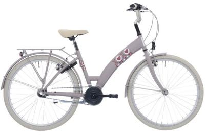 Bikefun Kinderfiets 26" lots of love met nexus 3 versnellingen - adobe roze