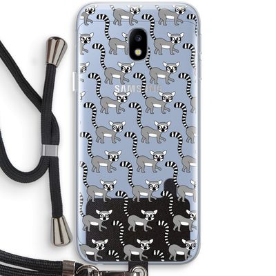 Makis: Samsung Galaxy J3 (2017) Transparant Hoesje met koord