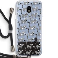 Makis: Samsung Galaxy J3 (2017) Transparant Hoesje met koord