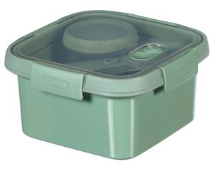 Curver smart to go eco lunchset vierkant 1,1 liter + bestekset & sauscup