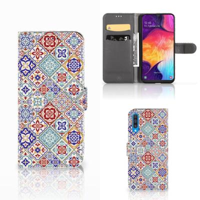 Samsung Galaxy A50 | Bookcase | Tiles Color