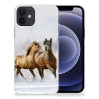 iPhone 12 | 12 Pro (6.1") | TPU Hoesje | Paarden