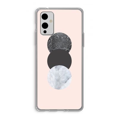 Marmeren cirkels: OnePlus 9 Transparant Hoesje