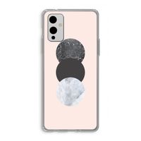 Marmeren cirkels: OnePlus 9 Transparant Hoesje