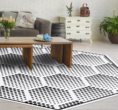 Stip cijfers geometrische tapijten