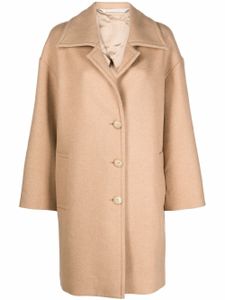 Palm Angels manteau oversize à logo imprimé - Tons neutres