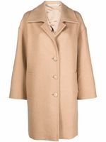 Palm Angels manteau oversize à logo imprimé - Tons neutres