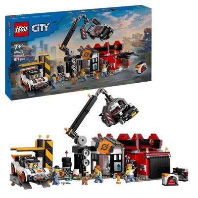 LEGO City 60472 Autokerkhof - Bouwspeelgoed voor jongens en meisjes vanaf 7 jaar