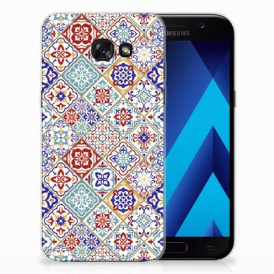 Samsung Galaxy A5 2017 | TPU | Siliconen hoesje | Tiles Color