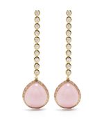 Octavia Elizabeth boucles d'oreilles pendantes en or 18ct ornées de diamants et de saphirs - thumbnail