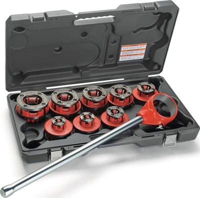 Ridgid Schroefdraadsnijijzerset | 1/2, 3/4, 1 en 1 1/4, 1 1/2, 2 inch | 1 stuk - 13078 13078
