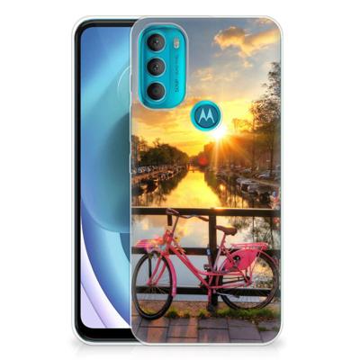 Motorola Moto G71 5G | Silliconen Back Cover | Amsterdamse Grachten