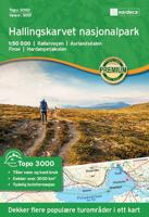 Wandelkaart 3001 Topo 3000 Hallingskarvet nasjonalpark | Nordeca Wandelkaart 3001 Topo 3000 Hallingskarvet nasjonalpark | Nordeca